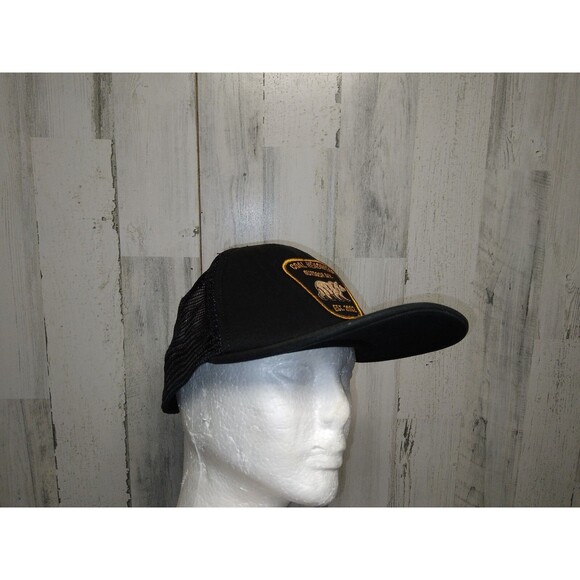 Coal Headwear Cap Hat Black Front Patch Logo Flat Brim Adjustable - Picture 2 of 6